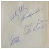 Buddy Holly & The Crickets signature slip