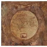 Vintage Travel Globe Art Print