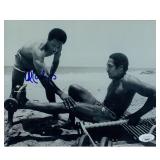 Al Cowlings  with OJ Simpson signed photo. JSA...