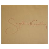 Jacqueline Kennedy signature slip