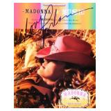 Madonna signed sheet music