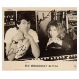 Barbra Streisand and David Foster signed promo...