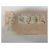 Marilyn Monroe Nevis stamp sheet