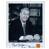 PBS Roger Mudd Signed  Photo JSA Authenticated