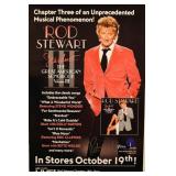 Rod Stewart signed promo poster