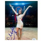 WWE Announcer Melissa Santos Signed 8x10 Glossy...