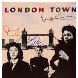 Paul McCartney Wings signed London Town album