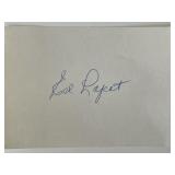MLB Player Ed Lopat original signature cut