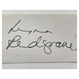 Lynn Redgrave original signature cut