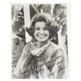 Singer Kay Starr signed photo