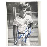 Chicago Cubs Scott Fletcher signed photo