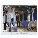 Country Band Sawyer Brown Signed Photo JSA...