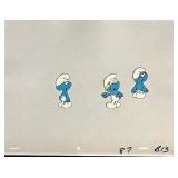 Smurfs original Sericel