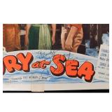 Fury at Sea  Carol Bruce signed lobby card. JSA...