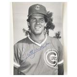 Chicago Cubs Scott Sanderson signed photo