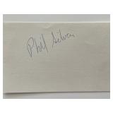 Phil Silvers original signature cut