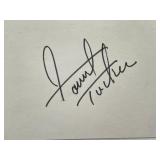 Forrest Tucker original signature cut