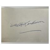 Whitney Lockman original signature cut