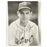 Detroit Tigers John Lipon signed photo
