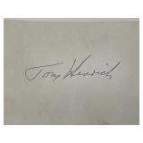 Tommy Henrich original signature cut