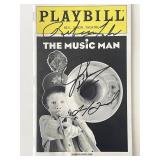 The Music Man cast signed Playbill