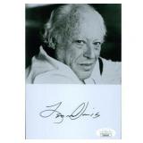 Battle Cry Leon Uris Signed Photo JSA