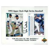 Mr. Baseball Tom Selleck Signed Promo Page JSA...