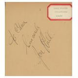 Musician Jon Hall original signature
