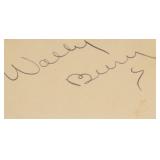 The Champ Wallace Beery signature cut