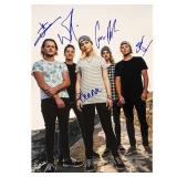 Tonight Alive Band Signed  Photo JSA Authenticated