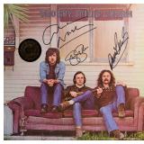 Crosby, Stills and Nash 1969 Debut signed album