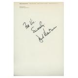 Good Morning America Host David Hartman signed...