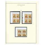 1995 US stamp collector sheet featuring Love...