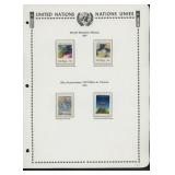 United Nations New York Stamps 1989