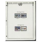 United Nations New York Stamps 1987