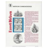 American Commemoratives Everett Dirksen stamp...