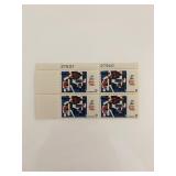 1964 5c Fine Arts Plate Block of 4 Stamps
