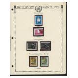 United Nations New York Stamps 1977