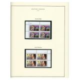 1997 US stamp collector sheet featuring...