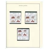 US stamp collector sheet featuring Season