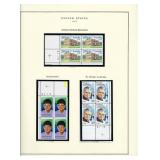 1992 US stamp collector sheet featuring...