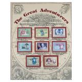 The Great Adventurers Stamp Set