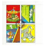 Tom and Jerry Disney - Sharjah stamp sheet