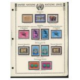 United Nations New York Stamps 1977-1978