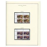 1997 US stamp collector sheet featuring Pop...