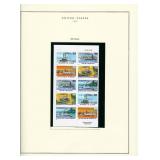 1996 US stamp collector sheet featuring...