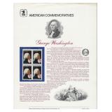 Commemoratives George Washington stamp set of...