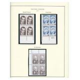 1996 US stamp collector sheet featuring Edward...