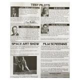 Test Pilots Ken Chilstrom Signed Newspaper...