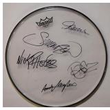 Duran Duran signed drumhead
